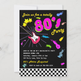 Invitations du parti des années 80