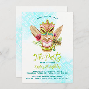 Invitations du parti Tiki