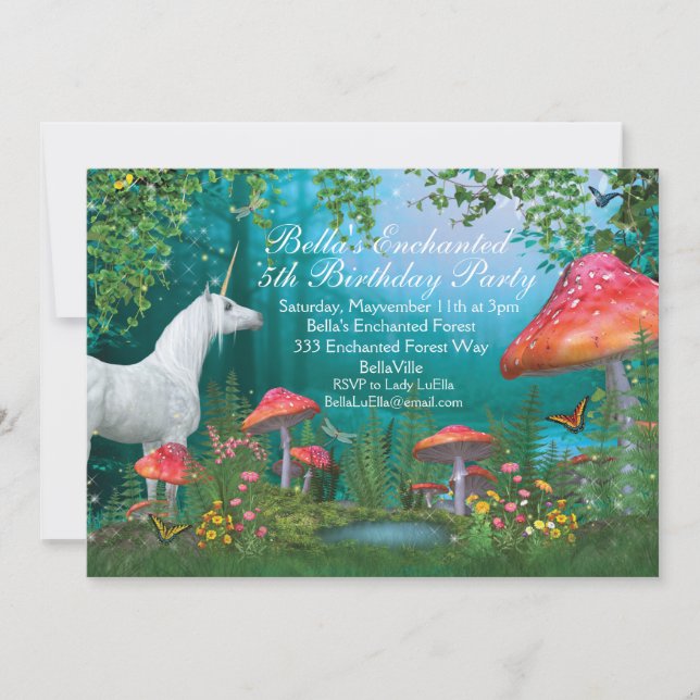 Invitations du Parti Unicorn (Devant)