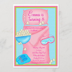 Invitations du Popcorn Stwood Party