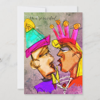 Invitations du réveillon du Nouvel An