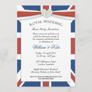 Invitations du Royal Mariage Watch Party