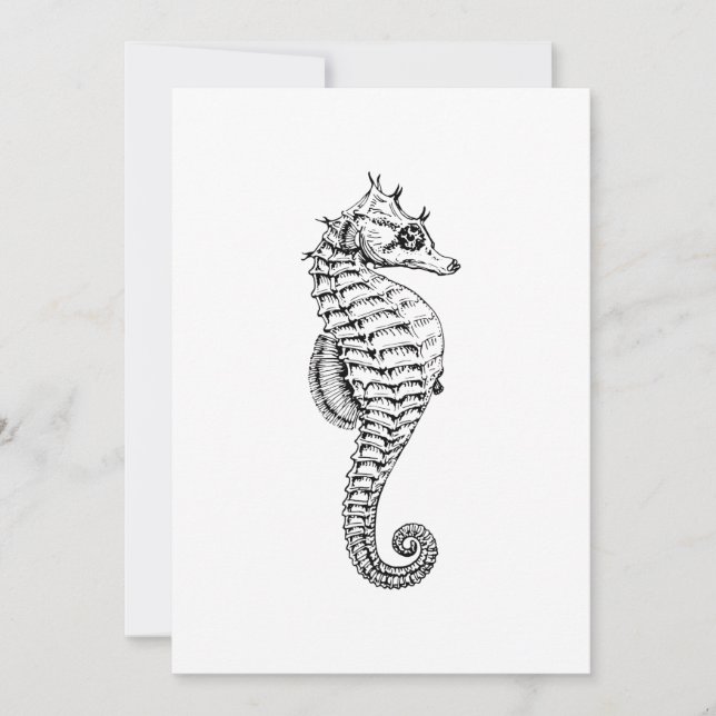 Invitations du Sea Horse (Devant)