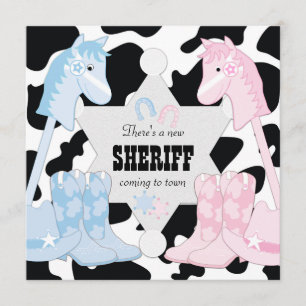 Invitations du Sheriff Cowboy à la Revedette de ge