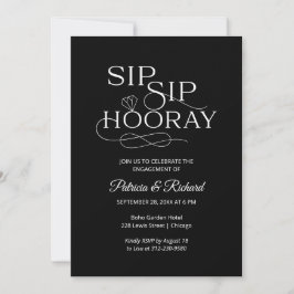 Invitations Du Sip Sip Hooray Engagement Party