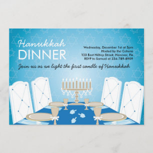 Invitations d'un partenaire Hanoukka