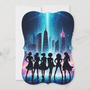 Invitations Élégantes de Dance Party