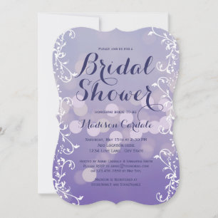 Invitations Élégantes Lilac Purple Bridal