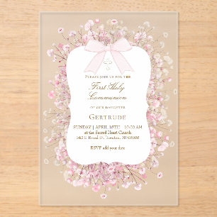 INVITATIONS EN ACRYLIQUE 