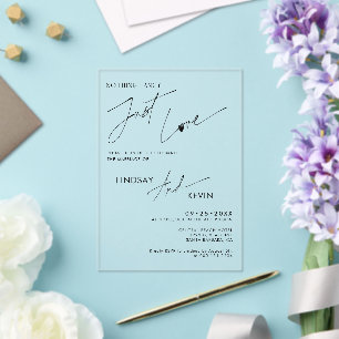 Invitations En Acrylique Accueil Simple Rien De Chaleureux
