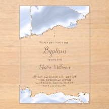 agate bleu pastel Baptême