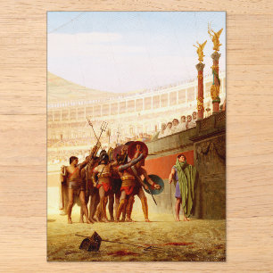 Invitations En Acrylique Ave Caesar de Jean-Leon Gerome