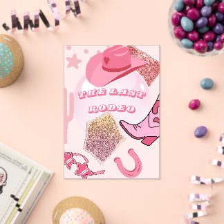 Invitations En Acrylique Bachelorette