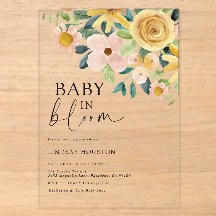 Bébé en Fleur Jaune Floral
