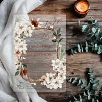 Boho Muted Fleur de l'automne Tombez amoureux Ente