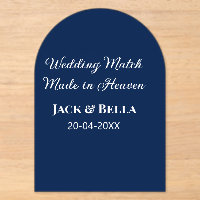 Cadeaux de mariage faits au ciel bleu