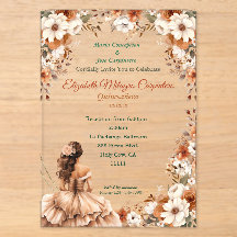 Champagne Beige Bohème Quinceañera