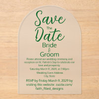 Classic Simple St Patrick's Day Frosted Mariage