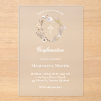 couronne fleur sauvage | Confirmation