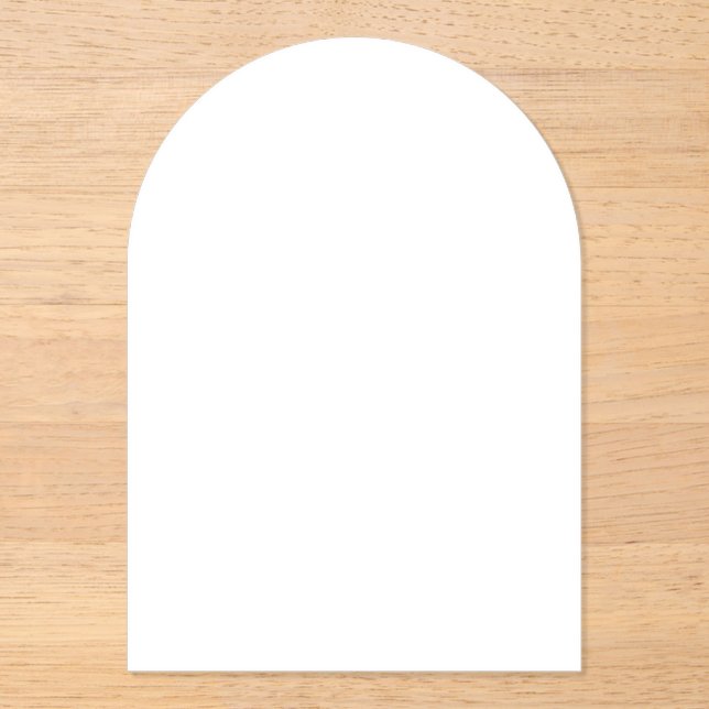 Invitations En Acrylique  Create Your Own (Recto)