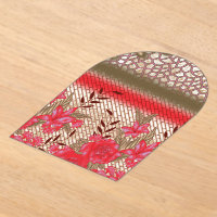 Design de tissu complexe avec motifs floraux