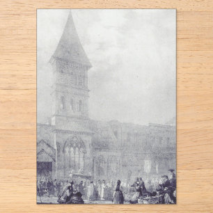 Invitations En Acrylique Église de l'Abbaye Saint-Philibert de Tournus