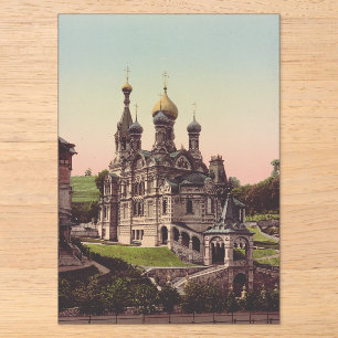 Invitations En Acrylique Église orthodoxe russe à Moscou