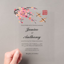 Élégant mariage de fleurs chinoises