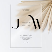 Élégant minimaliste moderne Mariage givré