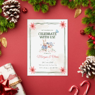 Invitations En Acrylique Fiançailles Jardin Romantique Pastel Floral