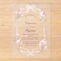 fille de confirmation aux pivoines roses