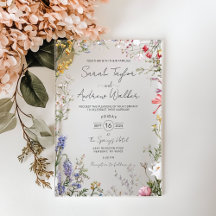 Fleurs de Mariage Rustique Sauvages
