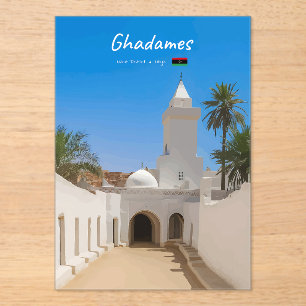 Invitations En Acrylique Ghadames, Libye - Mosquée Blanche
