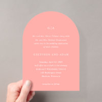 Gretchen Coral rose Élégant Mariage