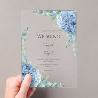 Hortensias Bleus Élégance Florale Mariage