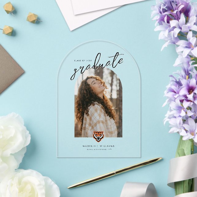 Invitations En Acrylique Idaho State University Bengals Spirit Design (Insitu (Mariage))