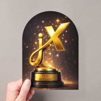 Invitations En Acrylique jenXcellence Award Funny Merch