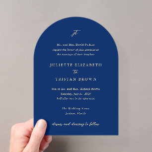 Invitations En Acrylique Juliette Elegant Wedding