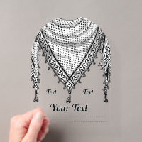 Keffiyeh Écharpe palestinienne tissu traditionnel