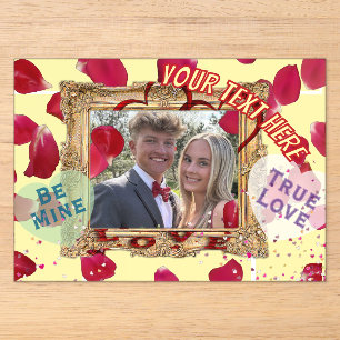 Invitations En Acrylique La Saint-Valentin