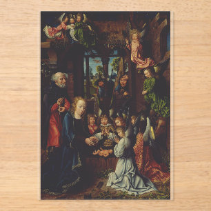 Invitations En Acrylique L'Adoration de l'Enfant Christ