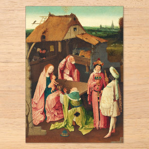 Invitations En Acrylique L'Adoration des mages par Jérôme Bosch