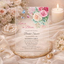 L'amour est en fleurs Papillons Shower de mariage