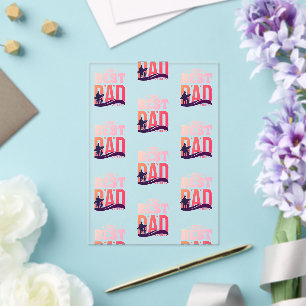 Invitations En Acrylique Le Meilleur Papa du Monde