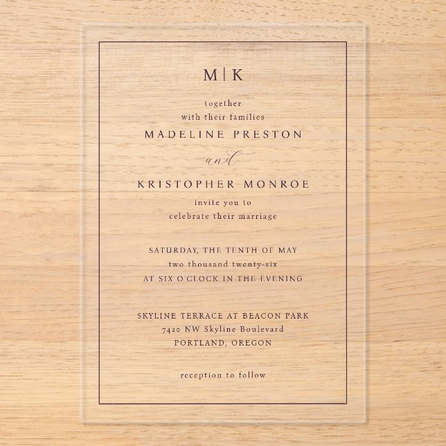 INVITATIONS EN ACRYLIQUE ___LLMGEN___ 16 (Recto)