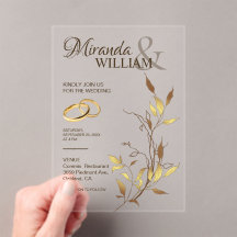 Luxury Botanical Gold Wedding
