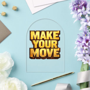 Invitations En Acrylique Make Your Move