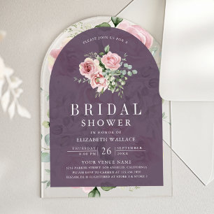 Invitations En Acrylique Mariage Blanc Cassé Poussiéreux Rose Saumon