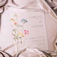 Mariage Botanique de Fleur Sauvage Pressée Bohème 