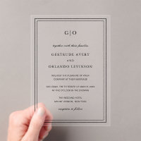 Mariage classique noir et blanc élégant
